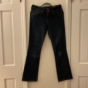 Levi’s 526 slender dark wash boot cut jeans size 4